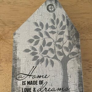 GANZ Gray Tree Love & Dreams Wall Art